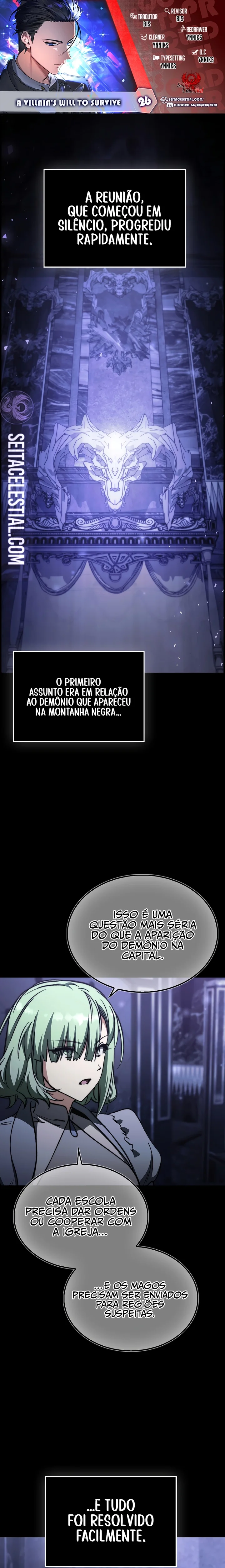 A Vontade de Sobreviver de um Vilão Capítulo 026 - página 1