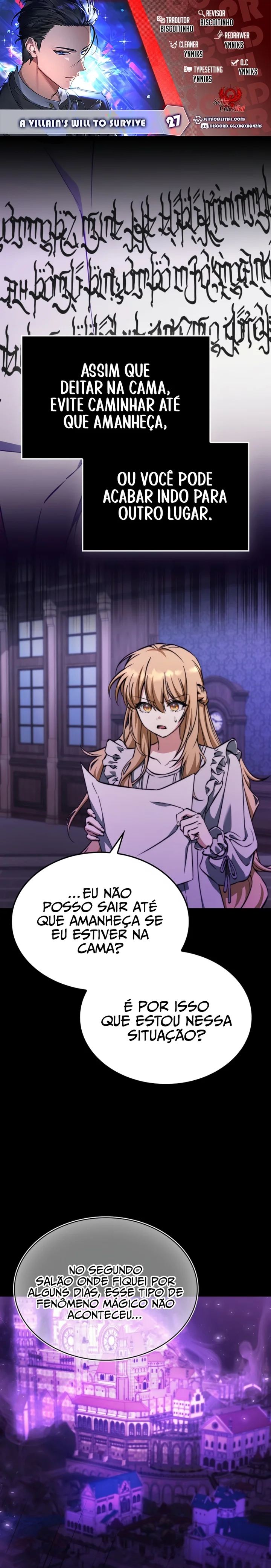 A Vontade de Sobreviver de um Vilão Capítulo 027 - página 1