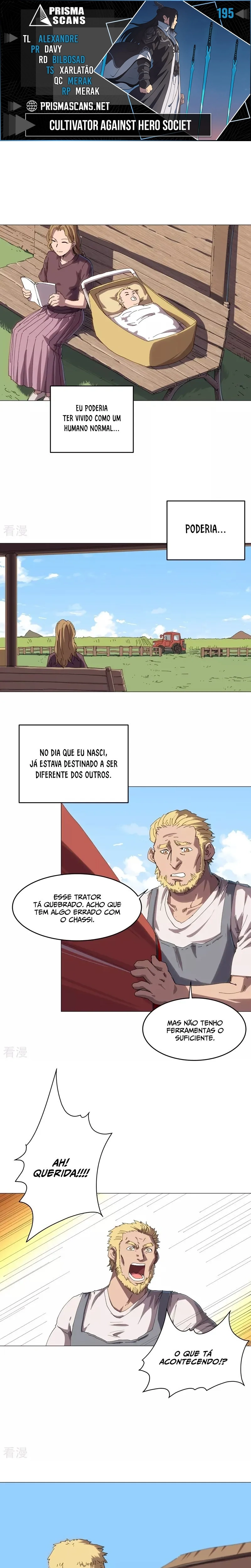 Cultivador Contra a Sociedade dos Heróis Capítulo 195 - página 1