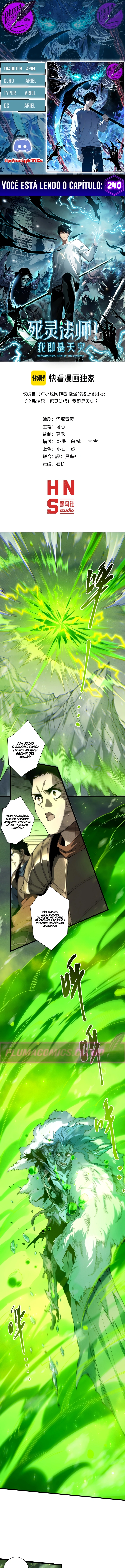 Necromante: O Rei da Calamidade Capítulo 240 - página 1