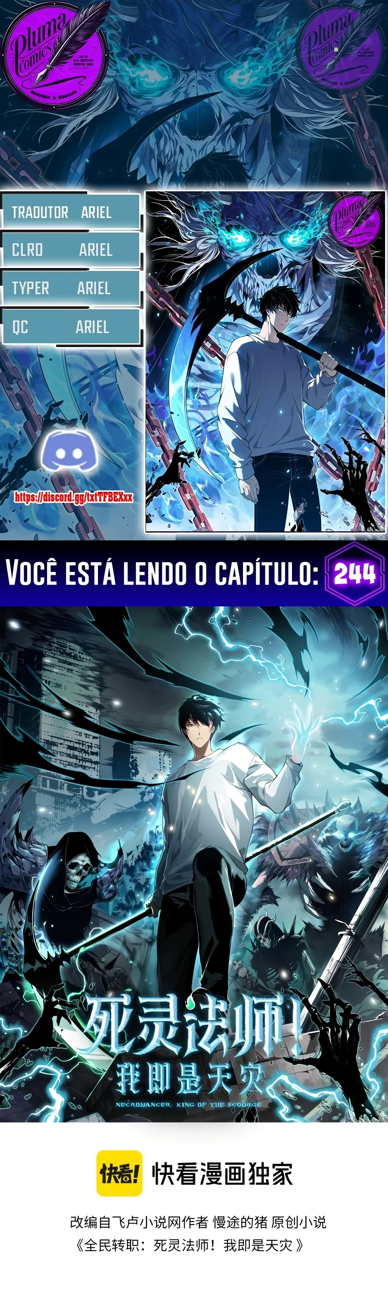 Necromante: O Rei da Calamidade Capítulo 244 - página 1