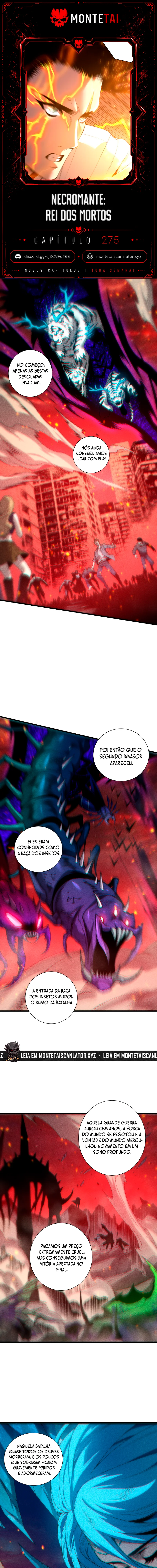 Necromante: O Rei da Calamidade Capítulo 275 - página 1
