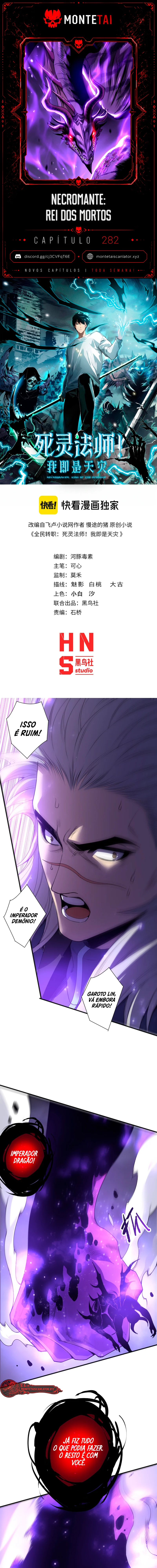 Necromante: O Rei da Calamidade Capítulo 282 - página 1