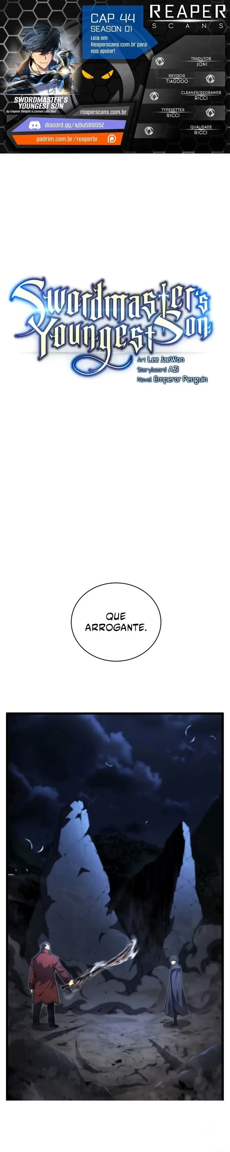 O Caçula do Mestre Espadachim Capítulo 044 - página 1