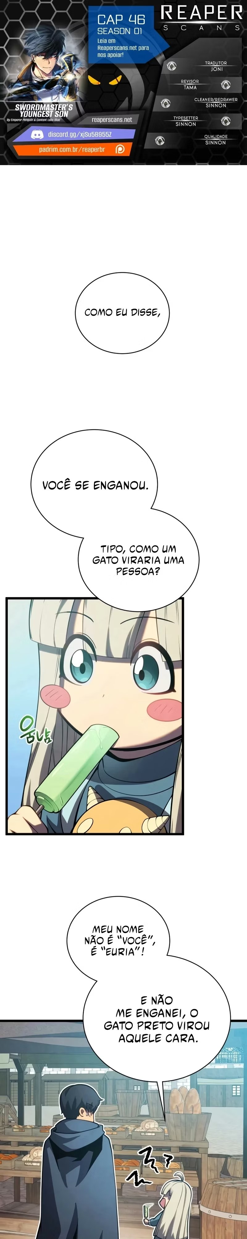 O Caçula do Mestre Espadachim Capítulo 046 - página 1