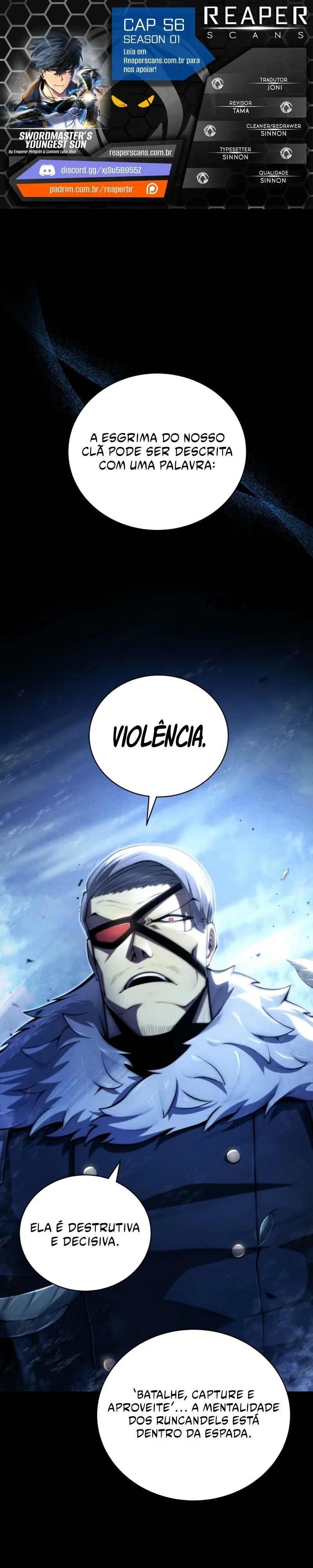 O Caçula do Mestre Espadachim Capítulo 056 - página 1