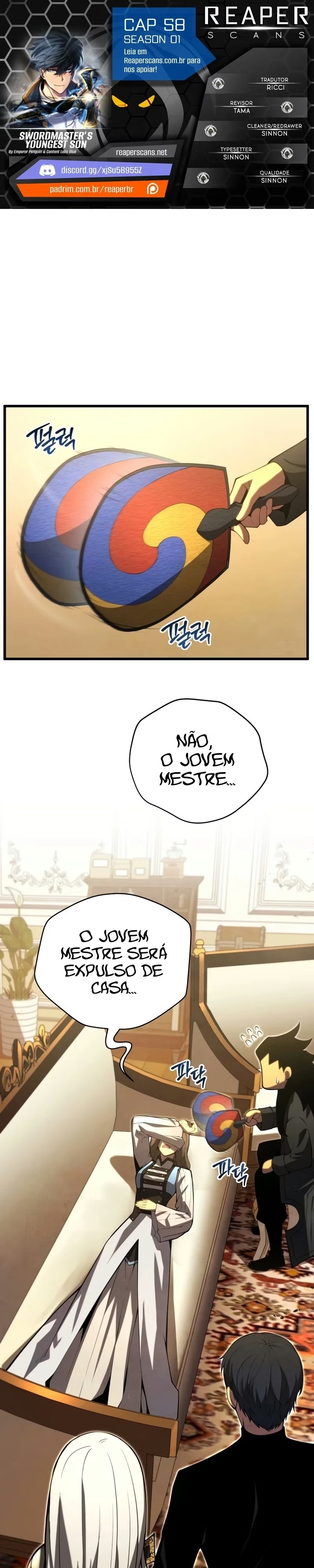 O Caçula do Mestre Espadachim Capítulo 058 - página 1