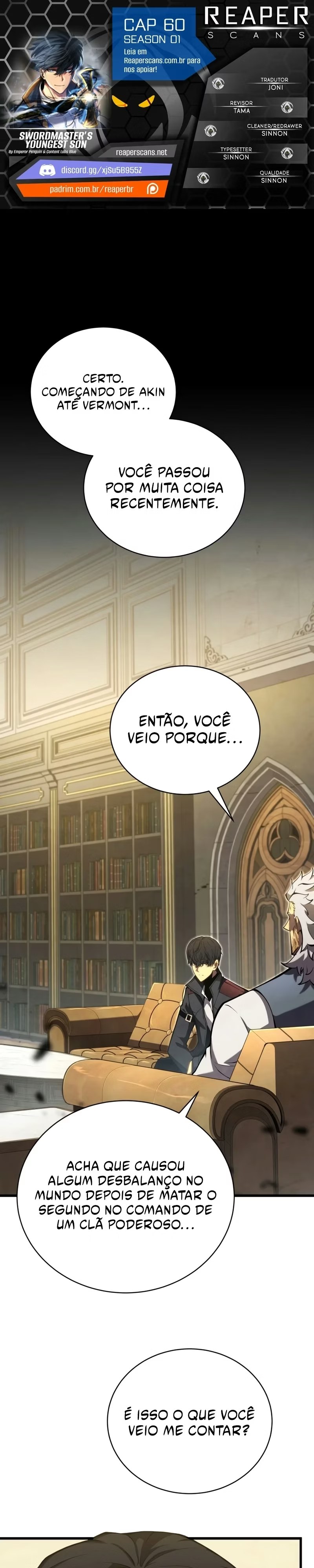O Caçula do Mestre Espadachim Capítulo 060 - página 1