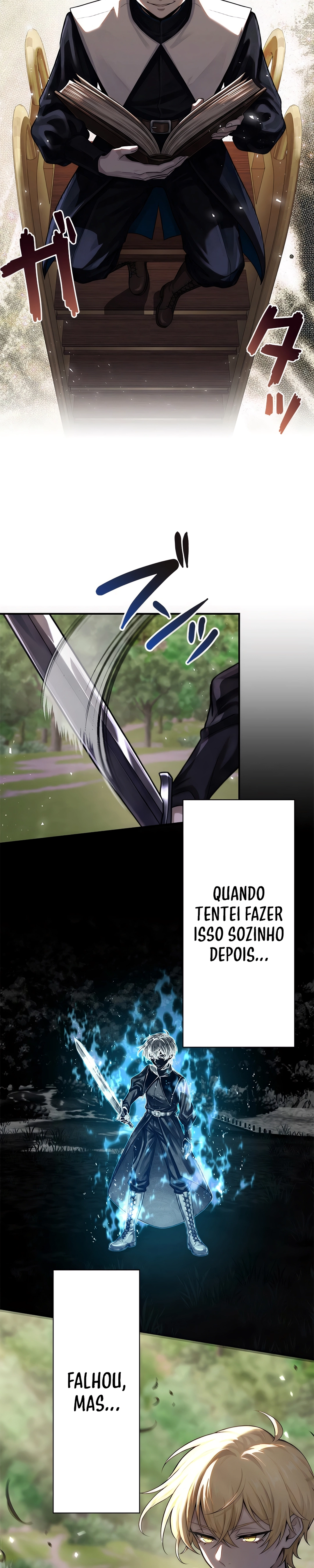 O Santo da Espada Reencarnou em uma Família Nobre de Magos Capítulo 012 - página 7
