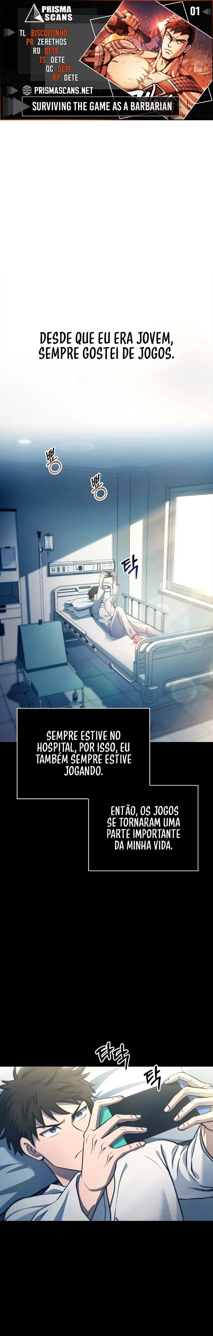 Sobrevivendo no Jogo como um Bárbaro Capítulo 001 - página 1