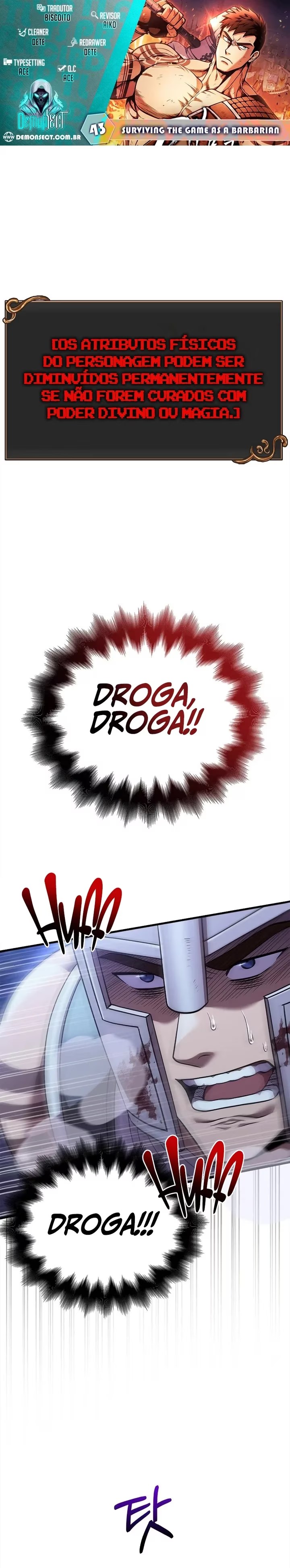 Sobrevivendo no Jogo como um Bárbaro Capítulo 043 - página 1