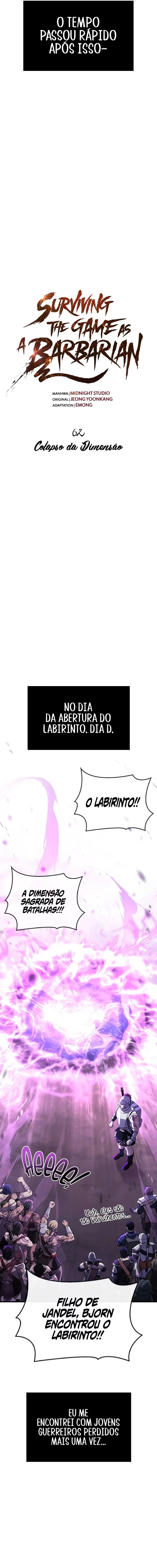 Sobrevivendo no Jogo como um Bárbaro Capítulo 062 - página 3