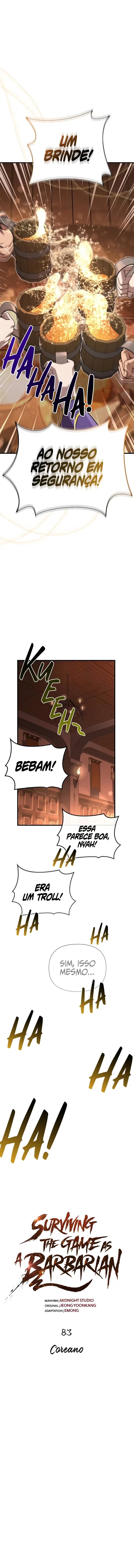 Sobrevivendo no Jogo como um Bárbaro Capítulo 083 - página 3