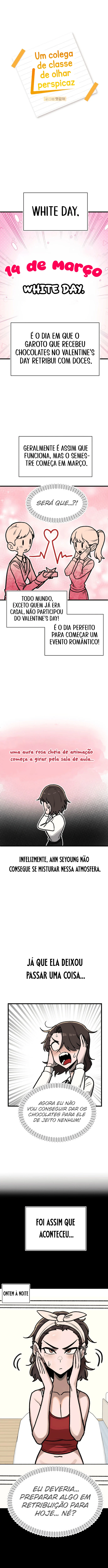 Um Colega de Classe de Olhar Perspicaz white day【1】 - página 3