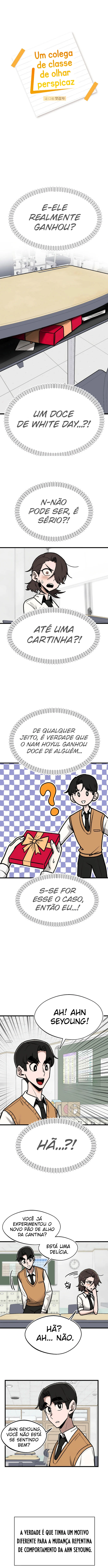 Um Colega de Classe de Olhar Perspicaz white day【2】 - página 2