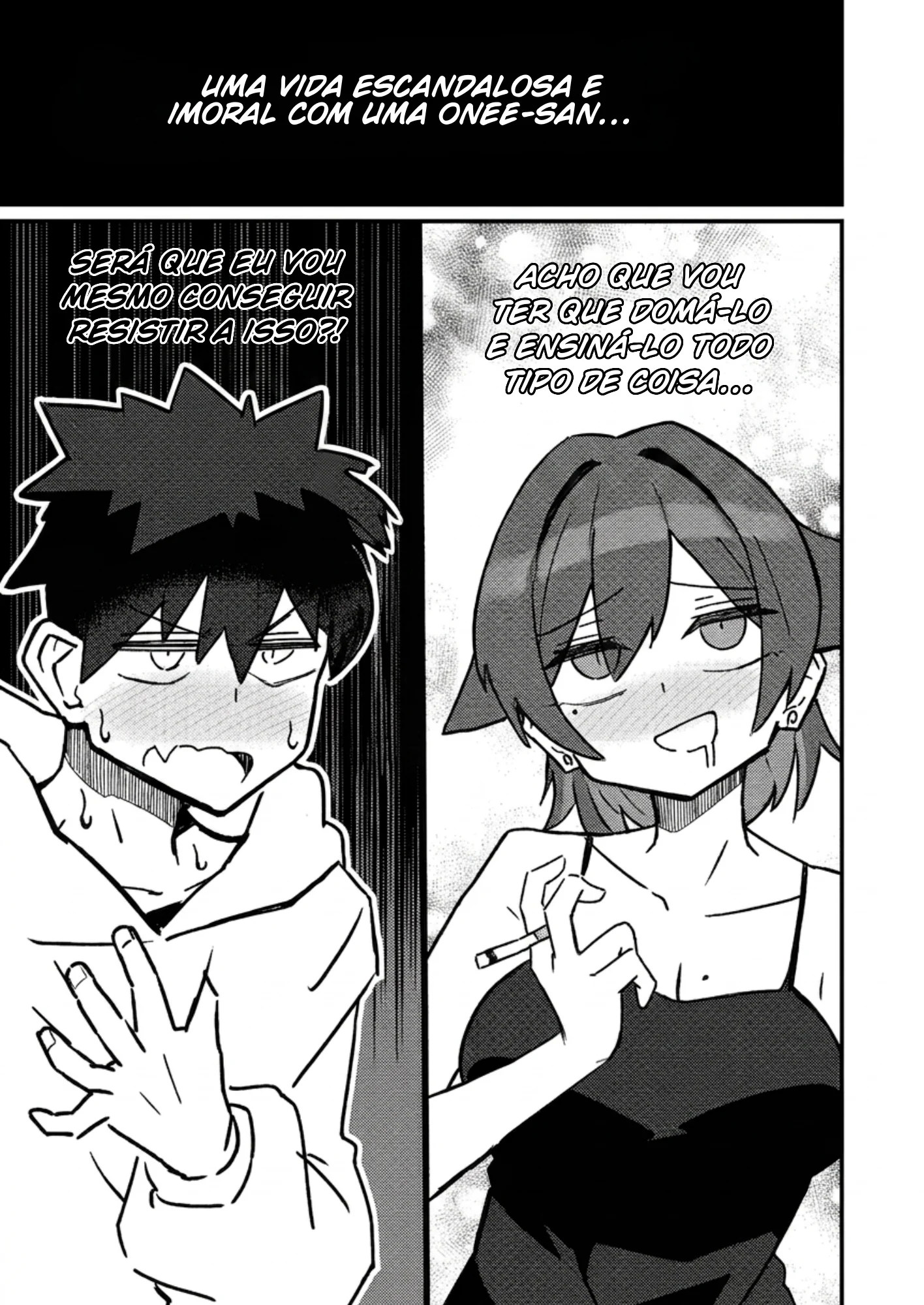 Você consegue resistir às tentações de uma Oneesan imoral? Capítulo 001 - página 33